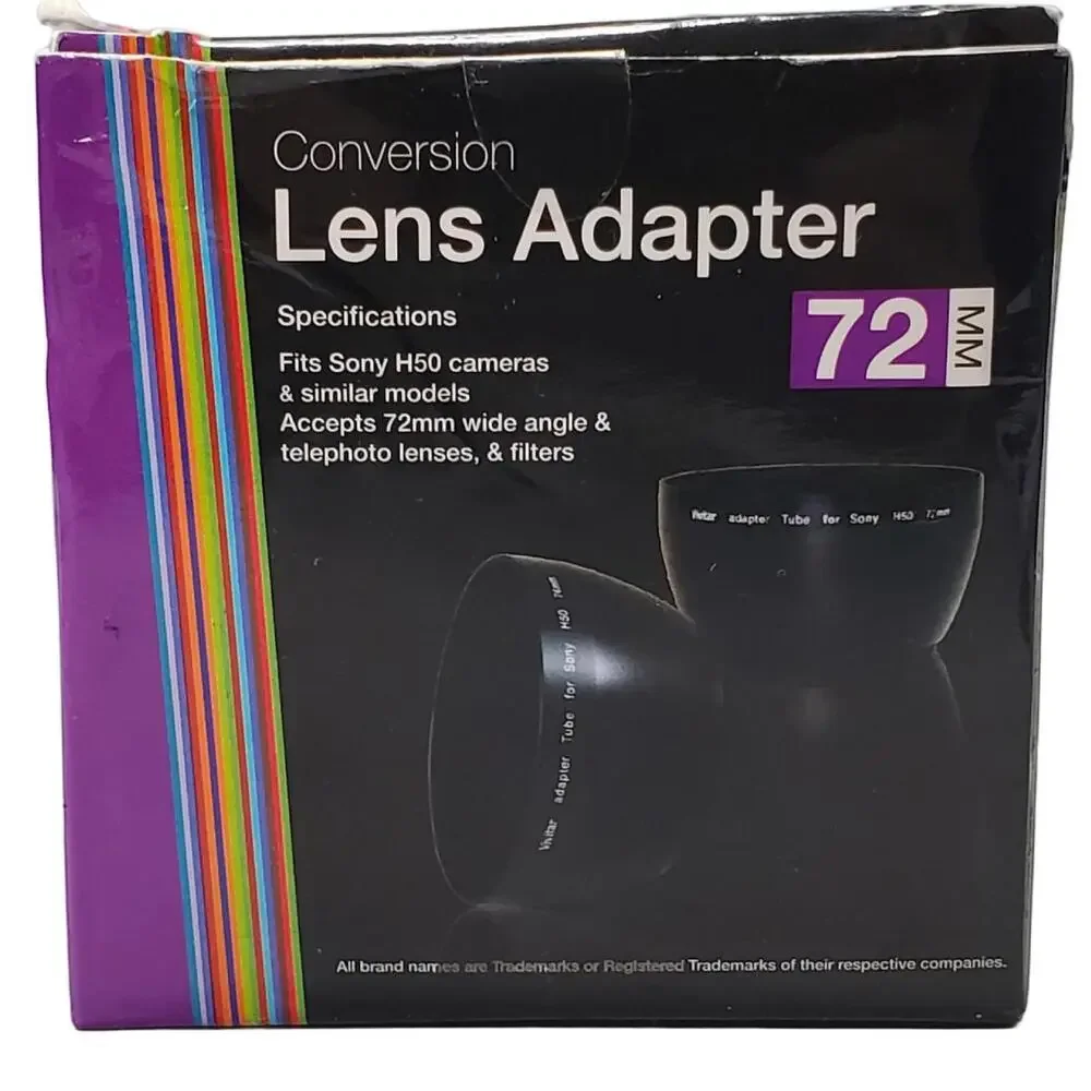 Vivitar Conversion Lens Adapter For Sony H50 Cameras